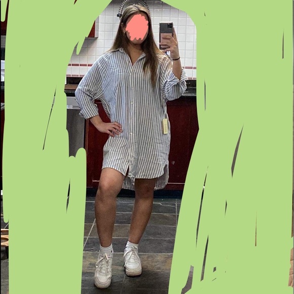 Aritzia Wilfred Free Boyfriend Linen Dress - Picture 4 of 4